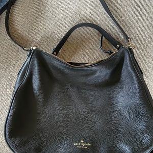 KATE SPADE NEW YORK BLACK SHOULDER/CROSSBODY BAG